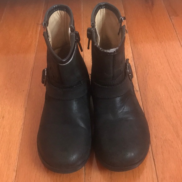 Clark’s Baby girls black leather boots - Picture 2 of 7